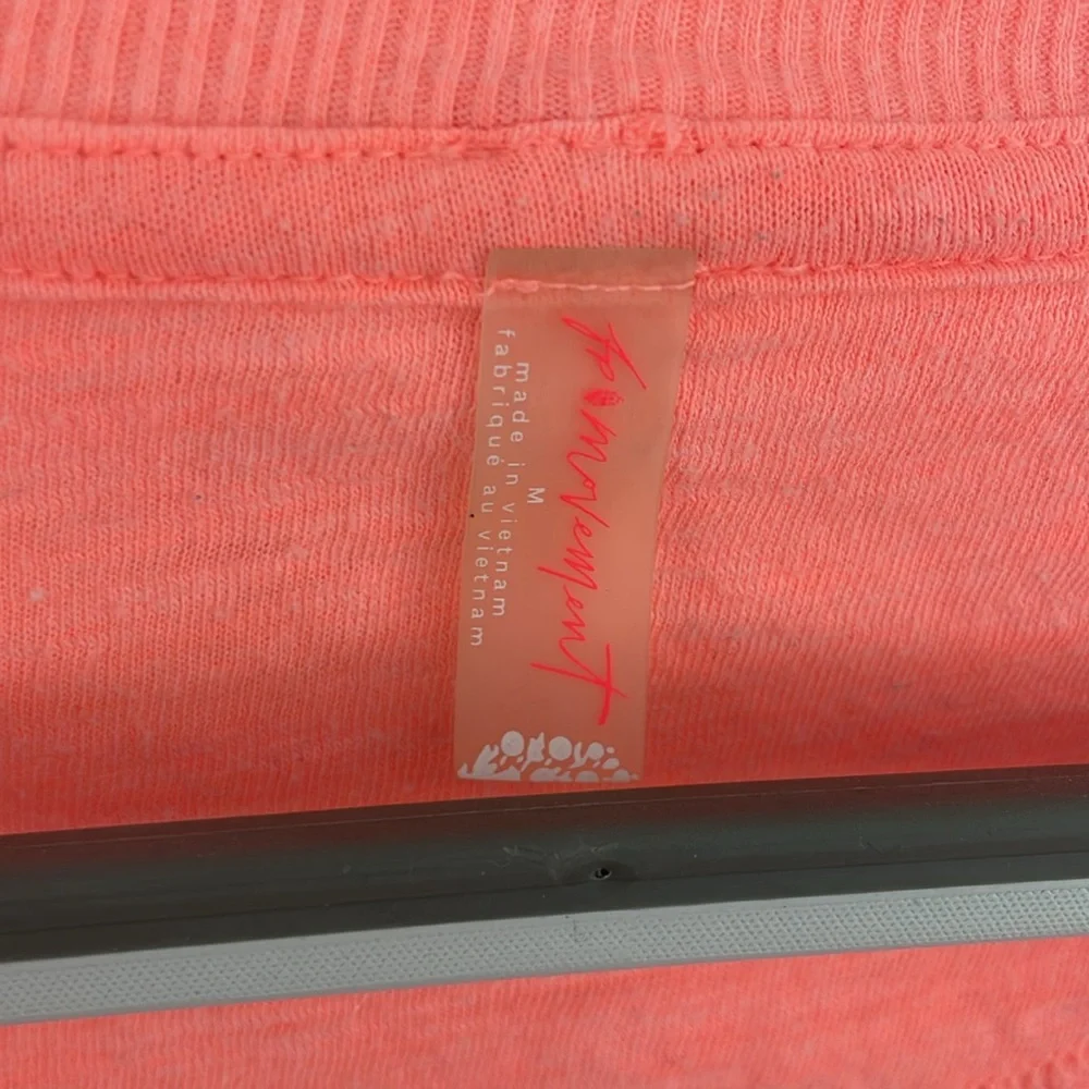 FP Movement by Free People Coral Pink Lightweight Pullover Top - Picture 2 of 6